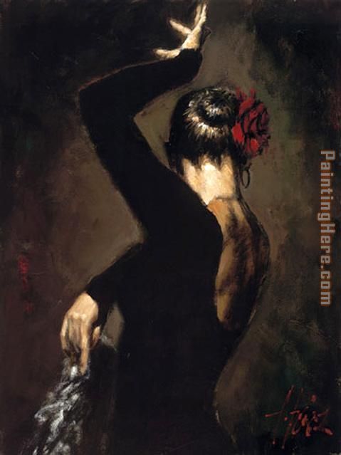Flamenco Dancer tergopelo II